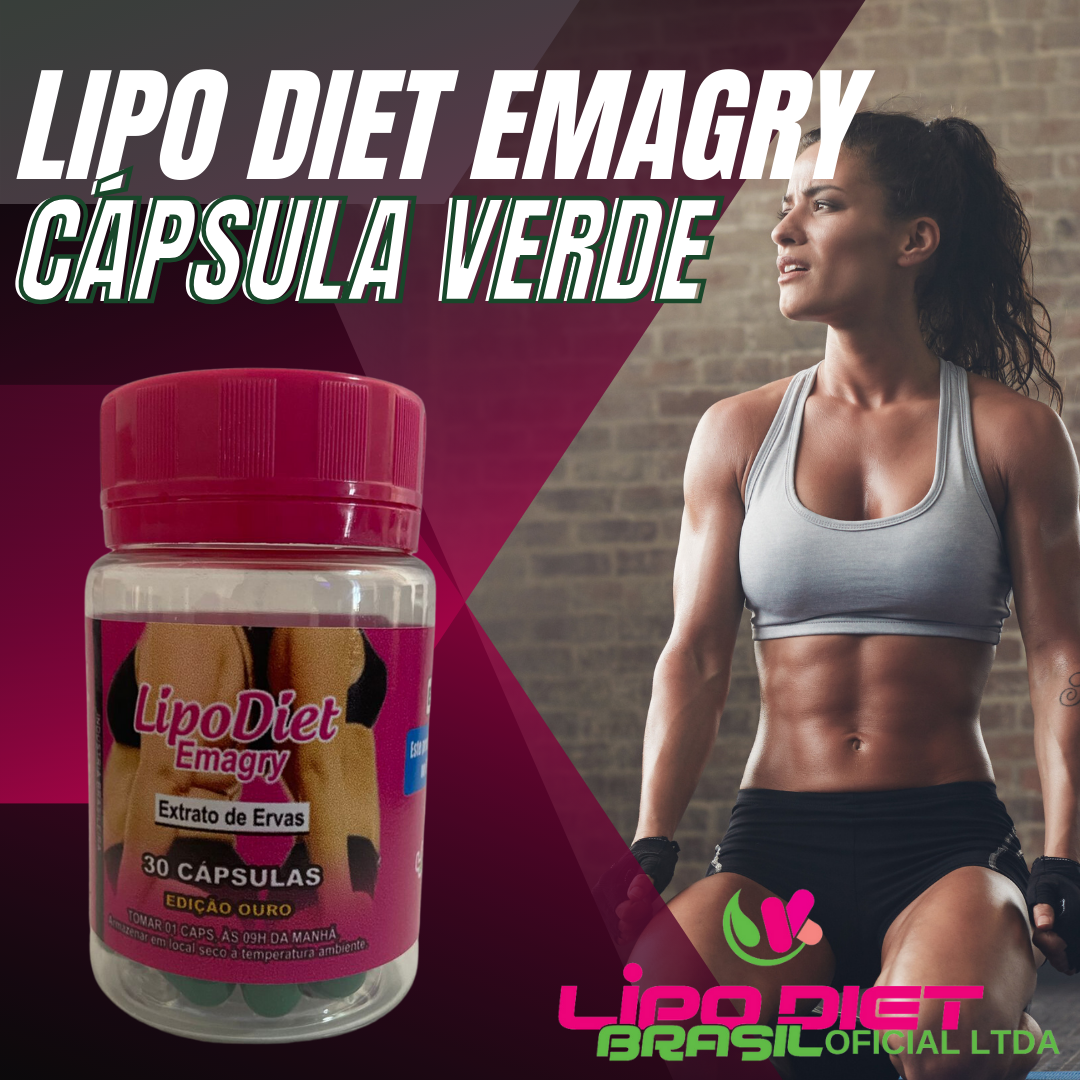 Lipo Diet Emagry Cápsula Verde