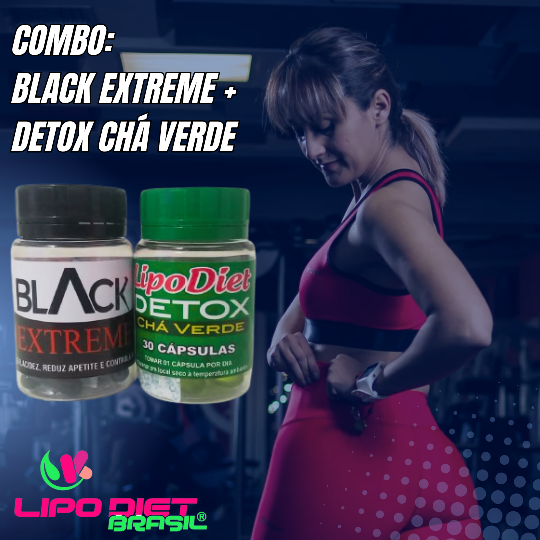 COMBO - TÉ VERDE NEGRO EXTREMO Y DETOX