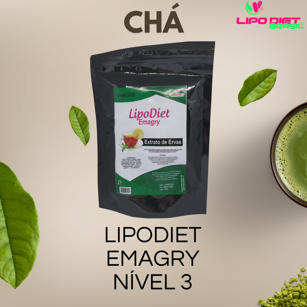 Chá - LipoDiet Emagry Nível 3