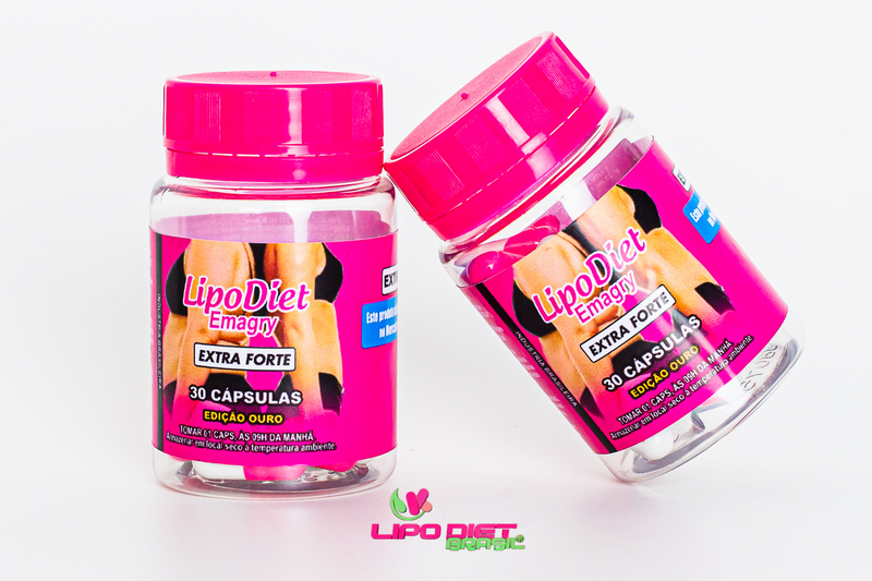 2 LIPODIET EXTRA FORTE CÁPSULAS ROSAS COM BRANCAS