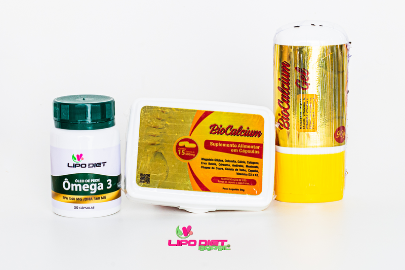 COMBO: ÔMEGA 3, BIOCALCIUM + BIOCALCIUM GEL