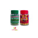 Detox Chá Verde & Lipo Diet Caps dourada