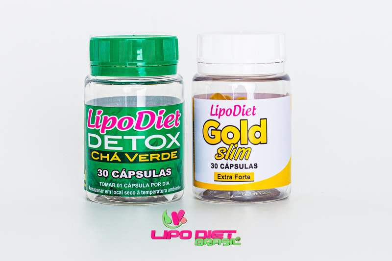 Combo emagrecedor: GOLD SLIM & DETOX CHÁ VERDE