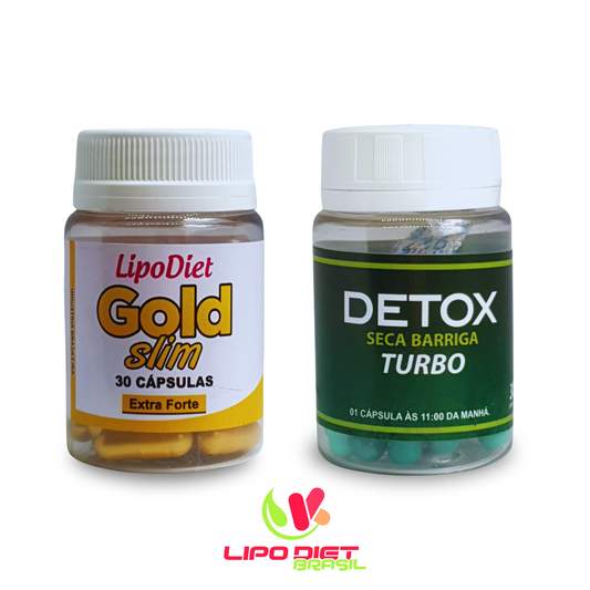 COMBO: Gold Slim e Detox Turbo