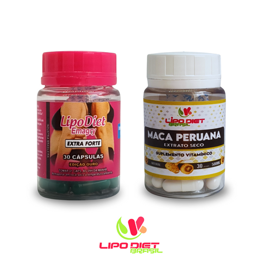 COMBO: LIPODIET CÁPSULAS VERDE + MACA PERUANA