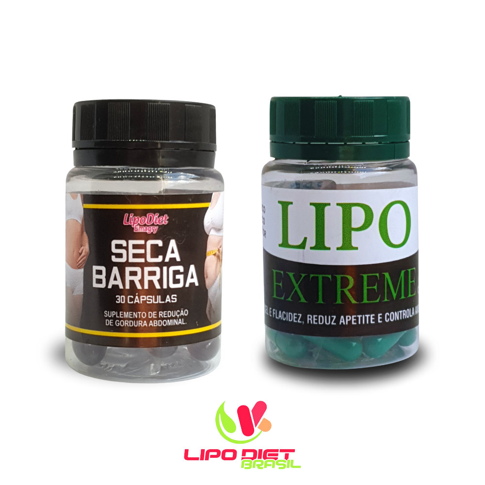 COMBO: Seca Barriga & Lipo Extreme – LipoDiet Brasil VRJ
