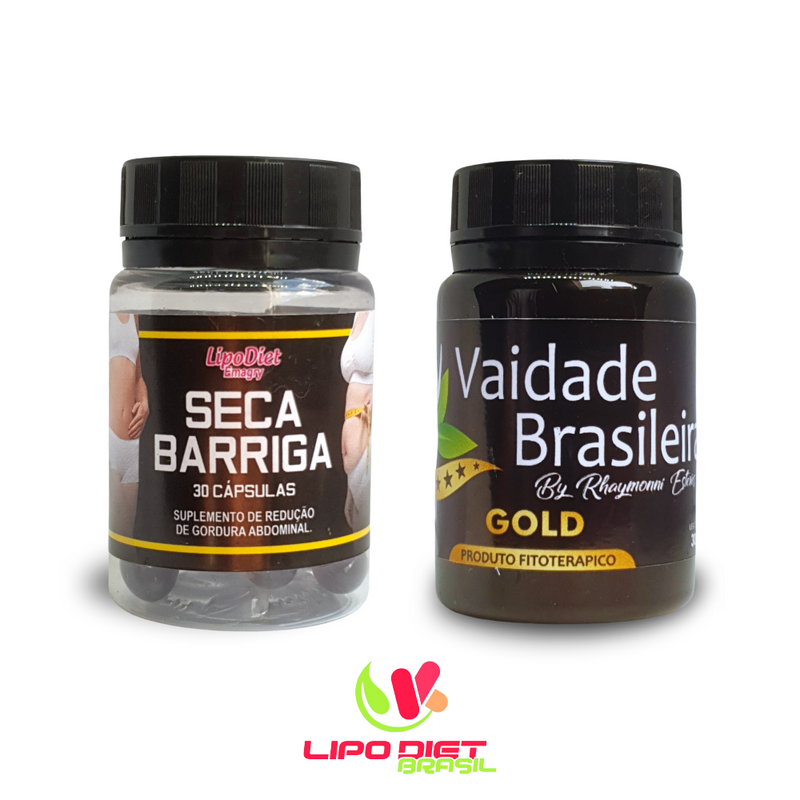 Vientre brasileño seco y vanidad ORO