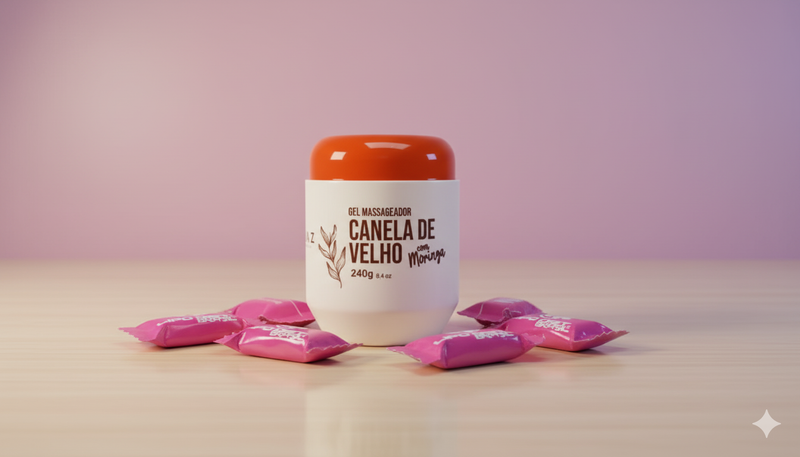 Gel Massageador Canela de Velho com Moringa 240g