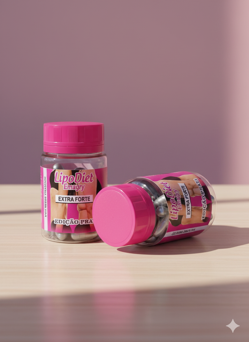 LipoDiet Edição Prata – Cápsulas Concentradas e Potentes