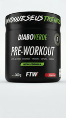 Diabo Verde pré treino - Sabor Frutas vermelhas