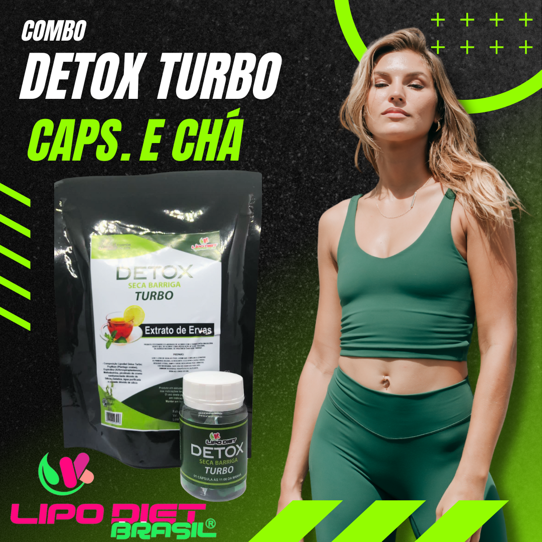 Detox Turbo Caps. + Chá