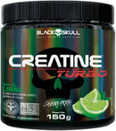 Creatine Turbo BlackSkull - Creatina Monohidratada (300g Pote, limão)